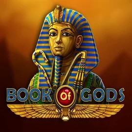 Logo of Book of Gods from BF Games at Captain Cooks Casino