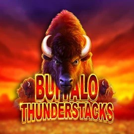 Buffalo Thunderstacks logo by Amatic Industries at Captain Cooks CasinoBuffalo Thunderstacks
