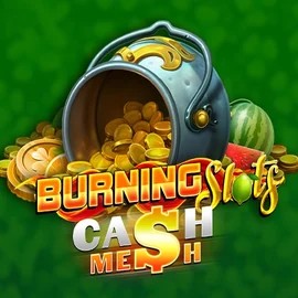 Burning Slots Cash Mesh slot logo by BF Games at Captain Cooks CasinoBurning Slots Cash Mesh