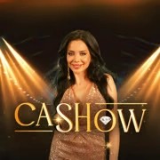 Cash Show slot logo by Galaxsys at Captain Cooks CasinoCash Show