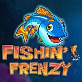 Fishin Frenzy slot logo by Blueprint Gaming at Captain Cooks CasinoFishin Frenzy