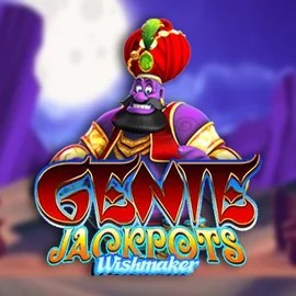 Genie Jackpots Wishmaker logo by Blueprint Gaming at Captain Cooks CasinoGenie Jackpots Wishmaker