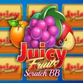 Juicy Fruits Scratch BB slot logo by Barbara Bang at Captain Cooks CasinoJuicy Fruits Scratch BB