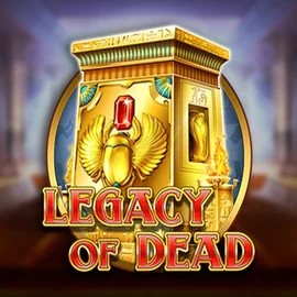 Legacy of Dead logo by Play'n GO at Captain Cooks Casino