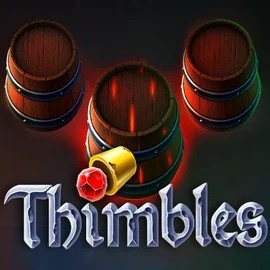 Thimbles slot logo by Evoplay at Captain Cooks CasinoThimbles